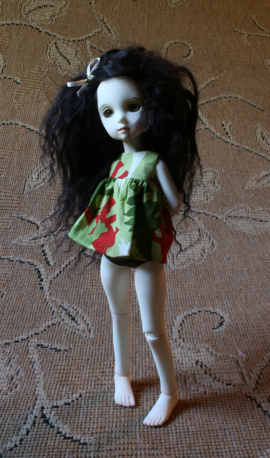 Chestnut brown mohair 5/6